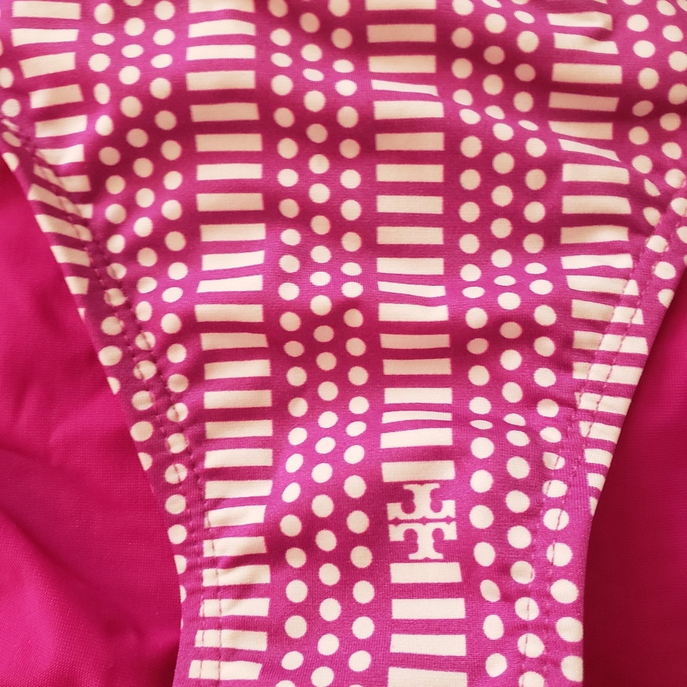 Tory Burch purple and taupe logo bikini bottom - Picture 4 of 5